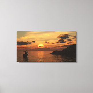 Verzendschip Canvas Afdruk