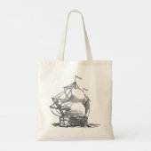 Verzendschip Tote Bag (Achterkant)