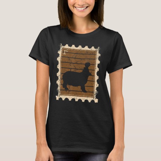 Verzendstempel met Hippopotamus T-shirt (Voorkant)