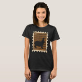 Verzendstempel met Hippopotamus T-shirt (Voorkant volledig)
