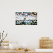  verzendt Poster Amsterdam Sail (Keuken)