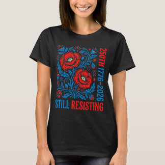Verzet 250e 1776 2026 Bloemig Vsa 250 Jaar T-shirt