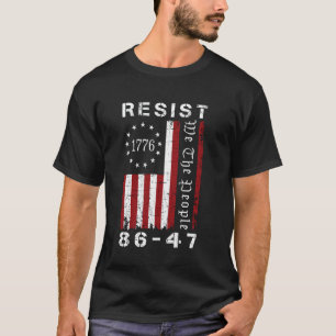 Verzet 8647 86 47 Protest Wij Het Volk Vlag Save T-shirt