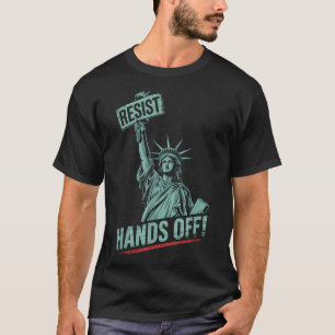 Verzet - Anti-Trump geeft Vrijheidsbeeld PR af T-shirt