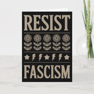 Verzet Fascisme Protesteer Trump Anti Trump 10 Kaart