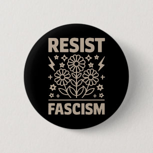 Verzet Fascisme Protesteer Trump Anti Trump 3 Ronde Button 5,7 Cm