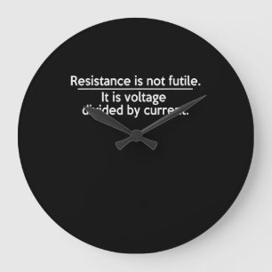 Verzet is geen nuttig middel - Ohms-wet - elektric Grote Klok