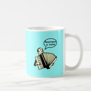 Verzet is zinloos! (Accordion) Koffiemok