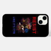 Verzet je alsof het 1776 is Case-Mate iPhone case (Achterkant (horizontaal))
