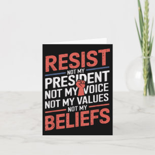 Verzet je niet tegen mijn President, niet tegen mi Kaart