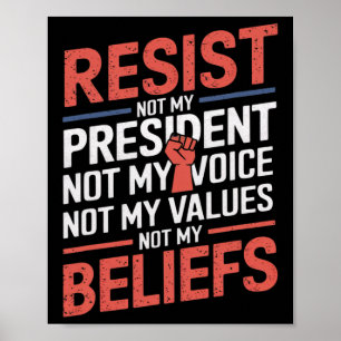 Verzet je niet tegen mijn President, niet tegen mi Poster