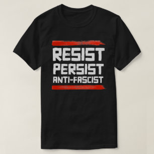 VERZET JE TEGEN ANTI-FASCIST T-SHIRT