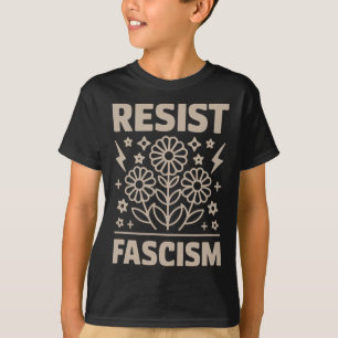 Verzet je tegen fascisme protest Trump anti Trump T-shirt