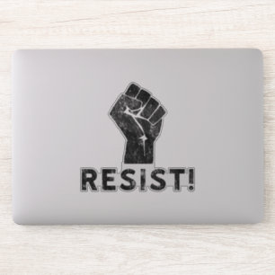 Verzet je! vuist sticker