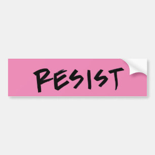 Verzet me tegen Bumpersticker
