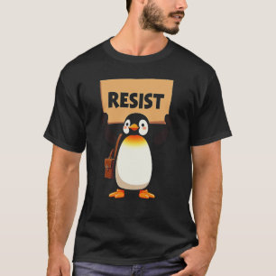Verzet Pinguïn Activisme Grafisch Ontwerp T-shirt