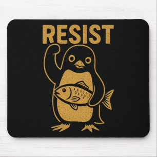 Verzet Rebellische Pinguïn Weerstand Protests tege Muismat