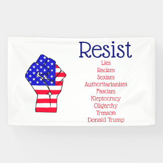 Verzet tegen anti-Donald Trump politiek buitenshui Spandoek
