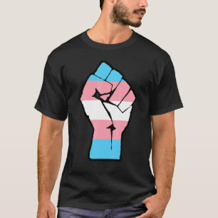 verzet tegen de eerste transgendervlag trans - pri t-shirt
