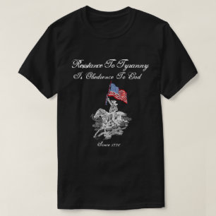 Verzet tegen tirannie is godslastering t-shirt