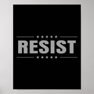Verzet tegen Trump-protest tegen het anti-politiek Poster