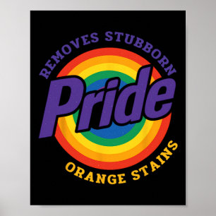 Verzet Trump Verwijder Hardnekkige Oranje Vlekken Poster