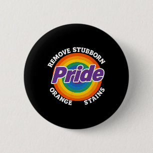 Verzet Trump Verwijder Hardnekkige Oranje Vlekken Ronde Button 5,7 Cm