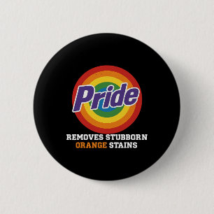 Verzet Trump Verwijder Hardnekkige Oranje Vlekken Ronde Button 5,7 Cm