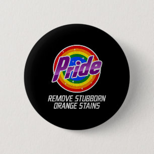 Verzet Trump Verwijder Hardnekkige Oranje Vlekken Ronde Button 5,7 Cm