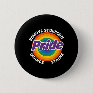 Verzet Trump Verwijder Hardnekkige Oranje Vlekken Ronde Button 5,7 Cm