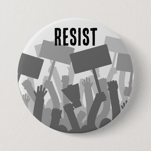 Verzet Vreedzaam Protest Button (Voorkant)