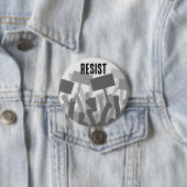 Verzet Vreedzaam Protest Button (In situ)