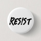 Verzet weerstand weerstaan ronde button 3,2 cm (Voorkant)
