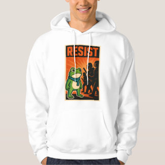 verzets kikker, kikker verzet, portland kikker hoodie