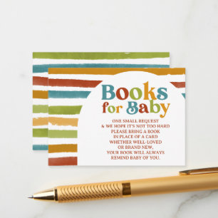 Verzoek om boek in primaire kleuren Boho regenboog Informatiekaartje