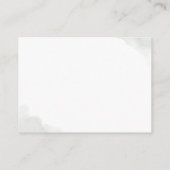 Verzoek om Eucalyptus Goud Groene Babyboeken Visitekaartje (Achterkant)