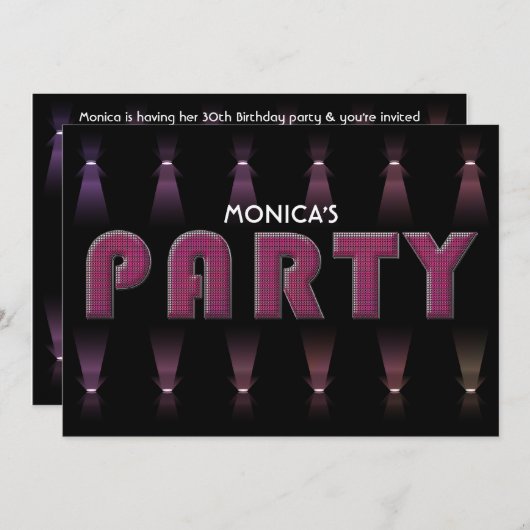 VERZOEK VAN DE PARTIJ KAART (Voorkant / Achterkant)