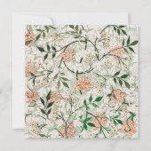 VERZOEK : WILLIAM MORRIS : GROEN JASMINE ONTWERP KAART (Voorkant)