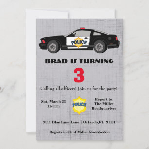 Verzoeken om opsluiting van de politieauto kaart