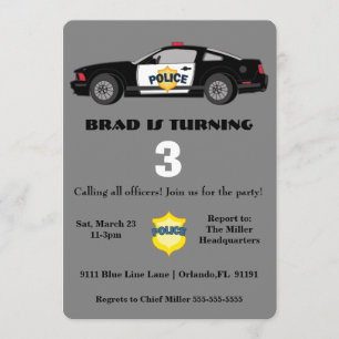 Verzoeken om opsluiting van de politieauto kaart