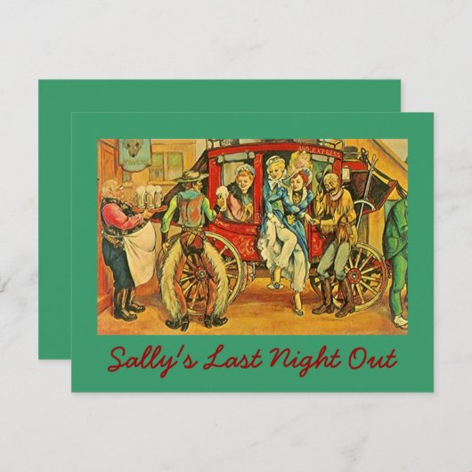 VERZOEKEN VAN DE VERENIGDE OUDE WESTELIJKE BACHELO KAART (Voorkant / Achterkant)