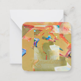 verzoening notitiekaartje