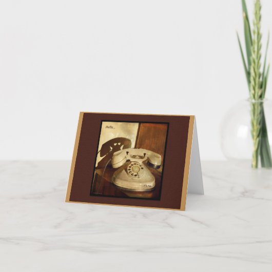 Verzoening of Sluiting: Het hallo… het is me. Kaart (Voorkant)