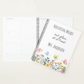 Verzorgende geesten, één plan per keer leraar planner (Display)