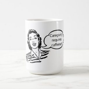 Verzorging vereist mok van de cafeïne