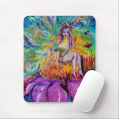 VERZWAAR IN DE NACHT - detail Muismat (Met muis)