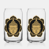 Vesak Buddha Blikvorm Glas (Achterkant)