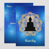 Vesakdag Boeddha en Mandala Vaisakha Purnima (Voorkant / Achterkant)