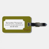 Vesalius: Skeletspierstelsel- en Bagagelabel (Achterkant horizontaal)