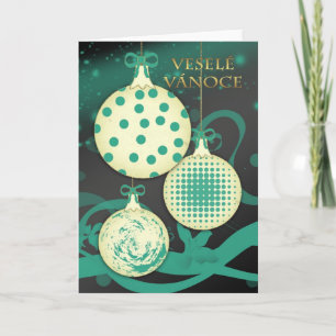Veselé Vánoce - Vrolijke Ca van Kerstmis van Feestdagen Kaart